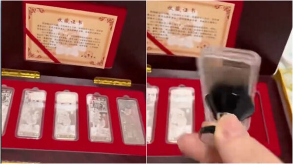 中国の国有銀行が渡した「銀地金」 中身は鉄だった？