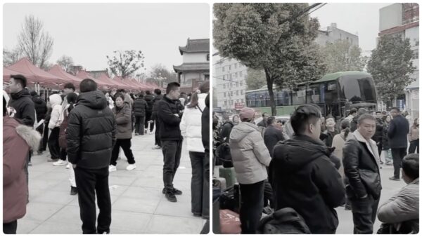 中国で仕事がない　年明けに人だけあふれる