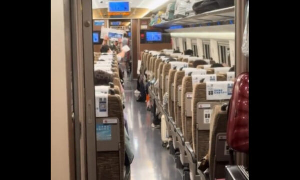 中国高速鉄道 車内で蚊が大量発生 乗客が逃げ出す