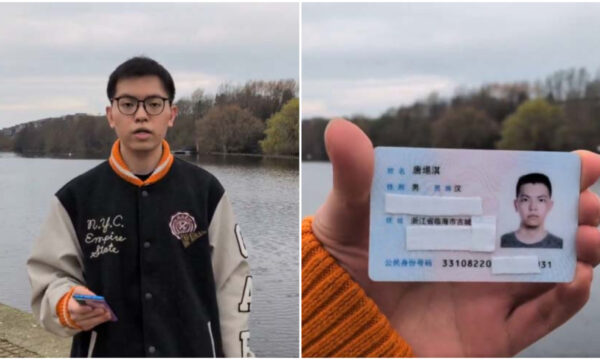 イギリスで中国を批判した留学生 家族に圧力