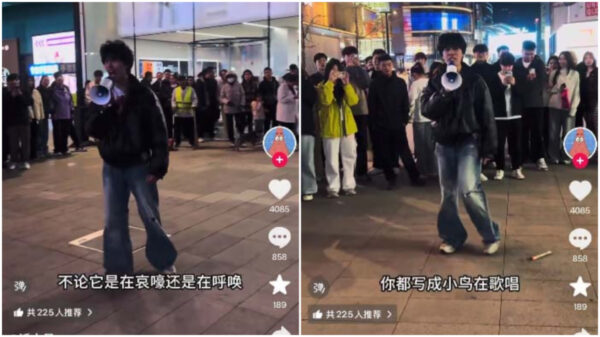 「抗議も涙も歌にされる」中国の若者が繁華街で「命がけの朗読」