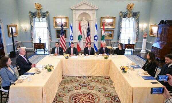 「歴史的な会談」　イスラエルとレバノンが停戦協議　33年ぶりの対面