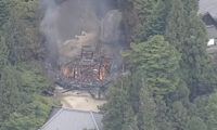 続く文化遺産の焼失　弘法大師が開山した宮島弥山の霊火堂全焼　