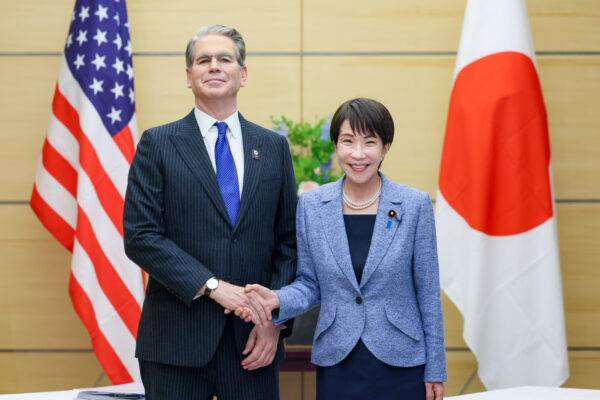 ベッセント米財務長官訪日　高市首相・閣僚と対中政策すり合わせ