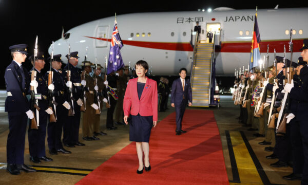 高市首相　豪キャンベラ到着　約3年半ぶりの首相訪問