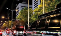 米シークレットサービス車列が北京に　トランプ氏訪中準備か