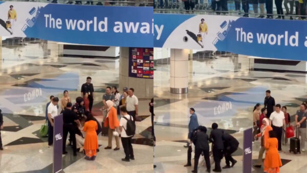 中国人女性　制限区域に侵入して無賃乗機試みたか　警察に逮捕