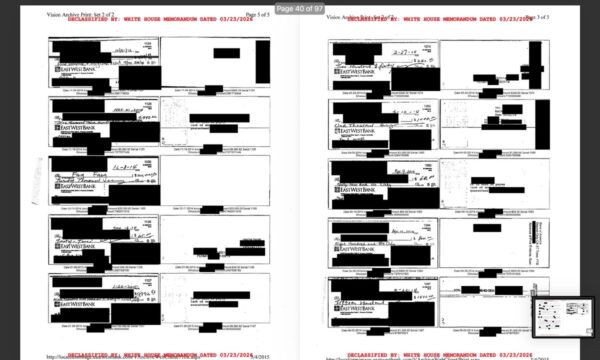 中国　性関係や献金　送り込んだインターンで米政治制度に影響＝機密解除文書