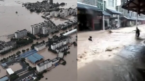 4台風が相次ぎ発生　中国南部で洪水拡大　広西に深刻な被害